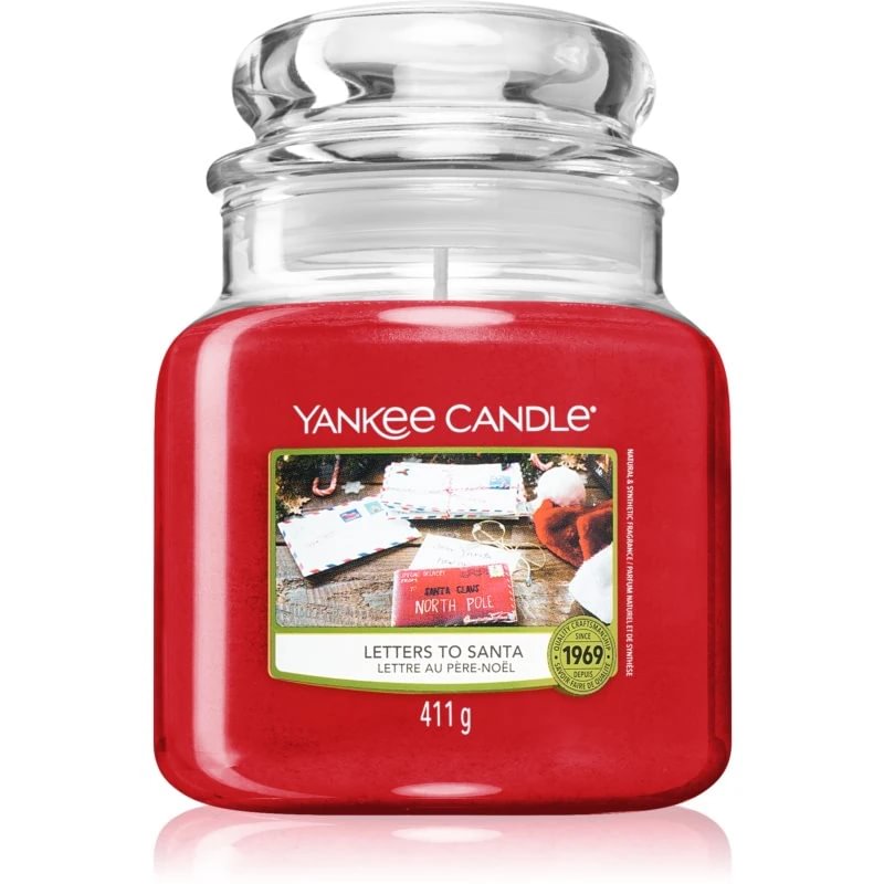 Yankee Candle Medium Jar Letters To Santa žvakė 411g