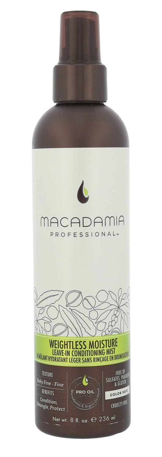 Macadamia Weightless Moisture Conditioning plaukų dulksna 236ml